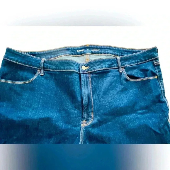 Old Navy High-Rise Super Skinny Ankle Jeans, Size 24, Deep Rinse - Picture 5 of 10